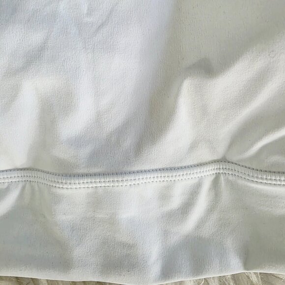 NWT Women's CRZ YOGA Lined Yoga Bra, White, Large - Picture 4 of 12